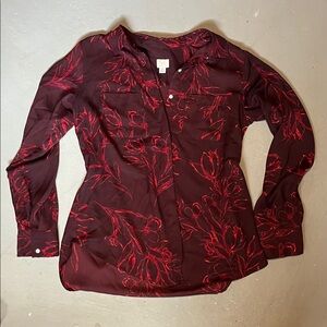 Floral Button-Up Shirt